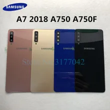 A7 заднее стекло для samsung Galaxy A7 A750 A750F SM-A750F A750GN-DS крышка батареи задняя дверь корпус