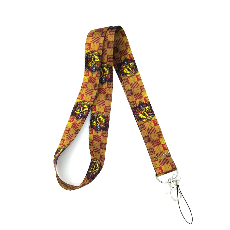 

10pcs Regooly RE143 Hogwarts cartoon gifts Neck keychain necklace Cartoon Neck Strap ID badge holder Keychain Lanyards present