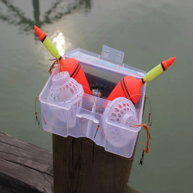 1 Set Carp Fishing Float Bobber Sea Monster with Strong Explosion Hooks Two Fishing Tackle Sets
