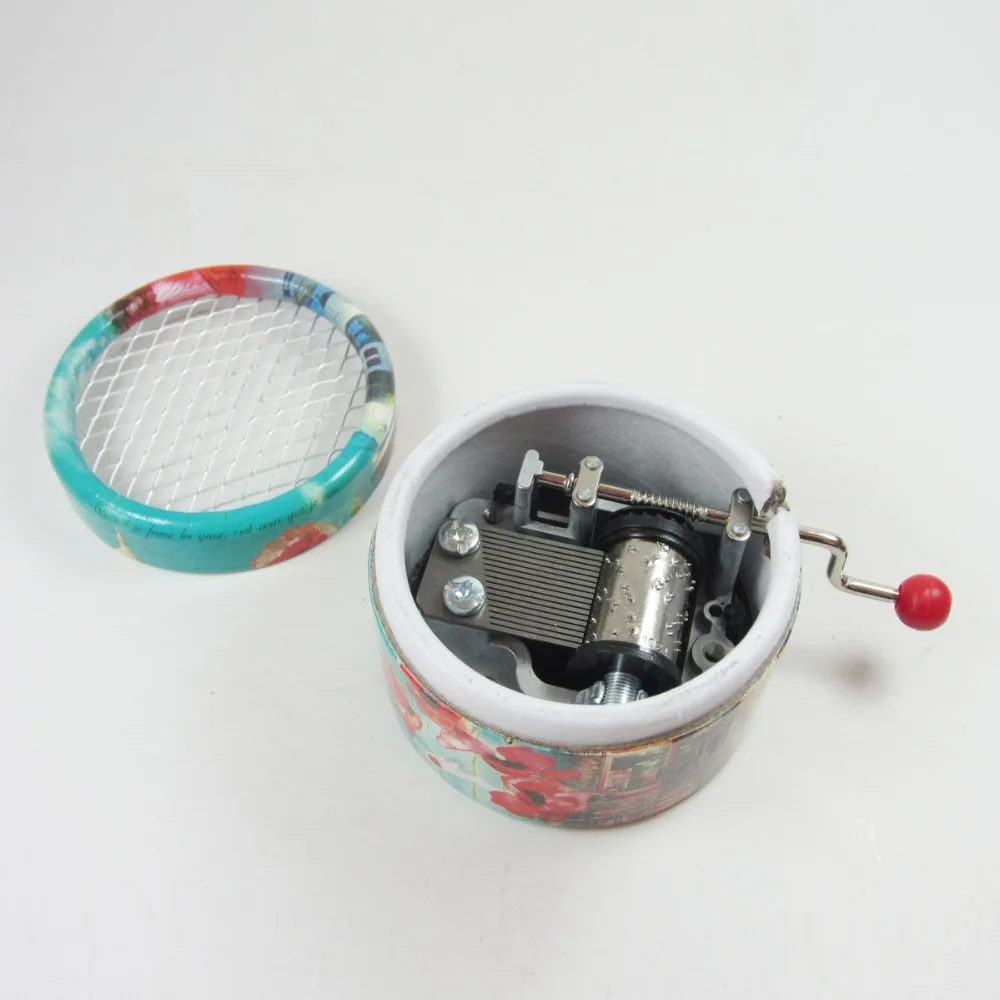 Amelie Paper Hand Crank Music Box DIY Special Gift Customized Engraved