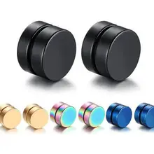 6/7/8/9/10/11/12 мм пара панк Магнитный плаг-обманка мужские серьги Lover Нержавеющая сталь магнитные серьги ювелирных изделий для Для мужчин Для женщин