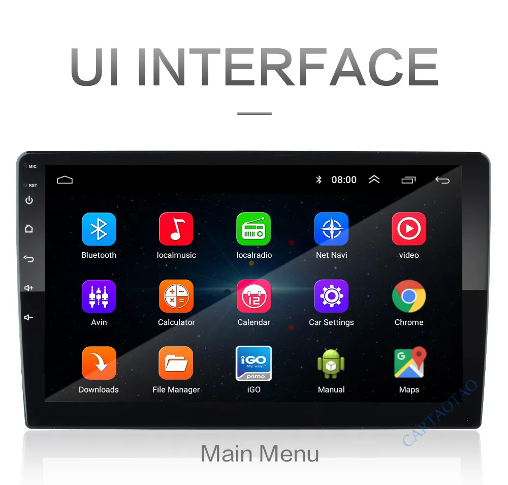 Top Android 8.1 OS 9 inch touch screen car radio player 2DIN Android car radio navigation multimedia player For Suzuki SX4 2006-2013 15