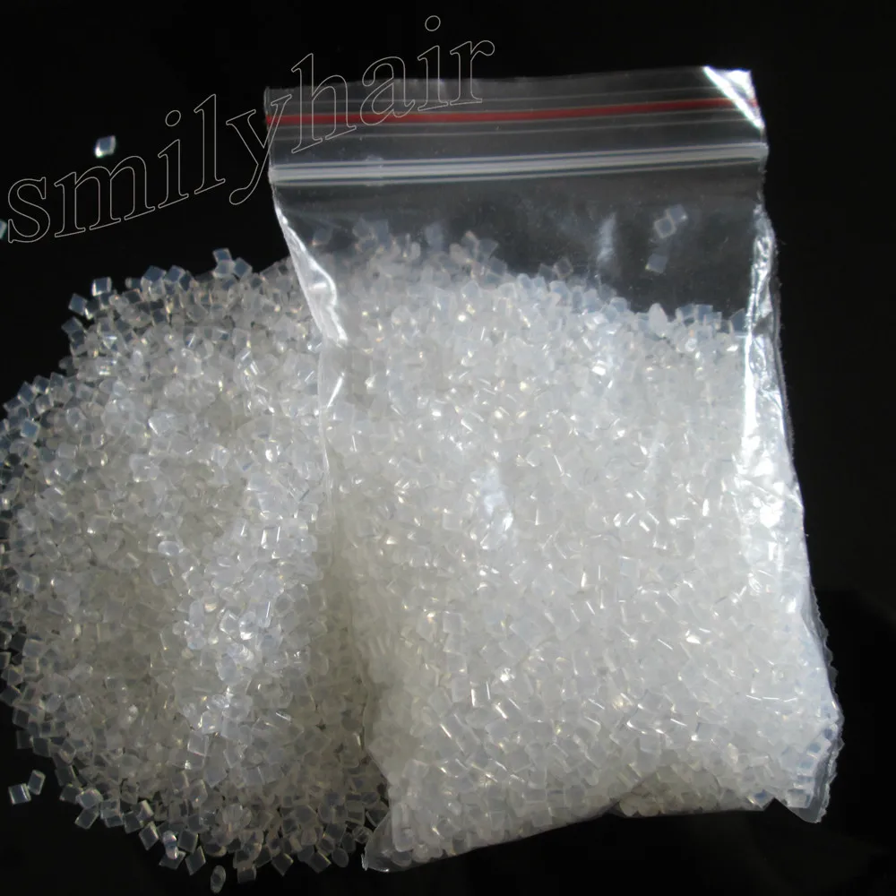 50grams/lot Transparent 100%Italian keratin glue /bead/grain for keratin hair
