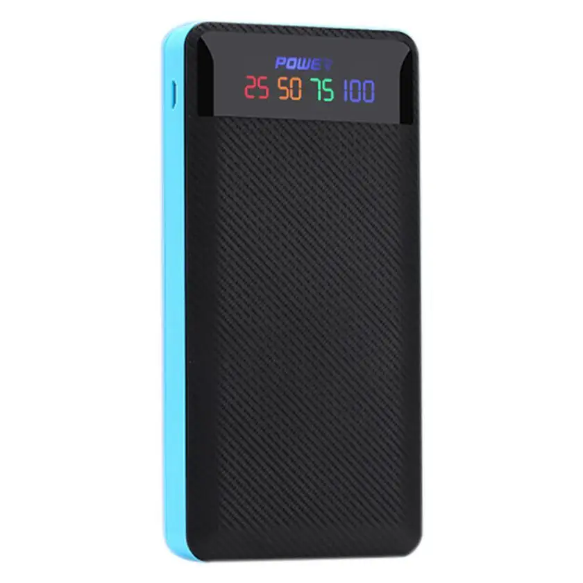 

2.1A Dual USB Power Bank Case 6x18650 Battery Charger DIY Box Case Kit for Phone Dropship Feb 13