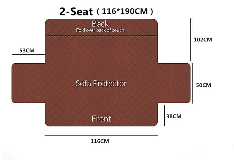 Водонепроницаемый чехол для дивана, стула, бросок для питомца, собаки, детский коврик, защита мебели, универсальный нескользящий съемный подлокотник, чехлы