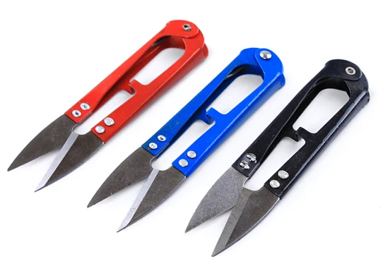Kindergarten Craft Repair Line Yarn Cross-stitch Special Tool U Small Scissors To Cut Thread Color Spring Manual Labor Class 1