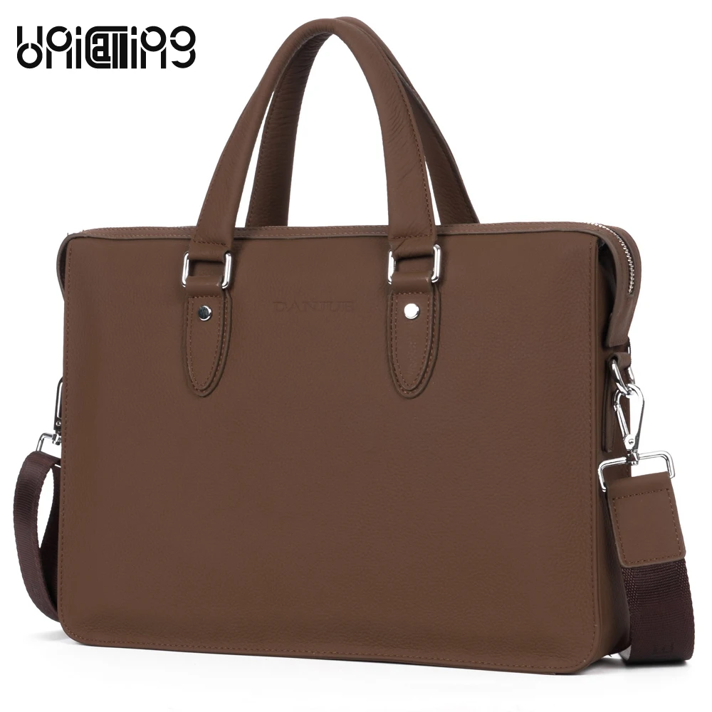 Кожаный портфель сумка Мужская Натуральная кожа бренд деловая сумка Сумочка стильная кожаная сумка для ноутбука для мужчин