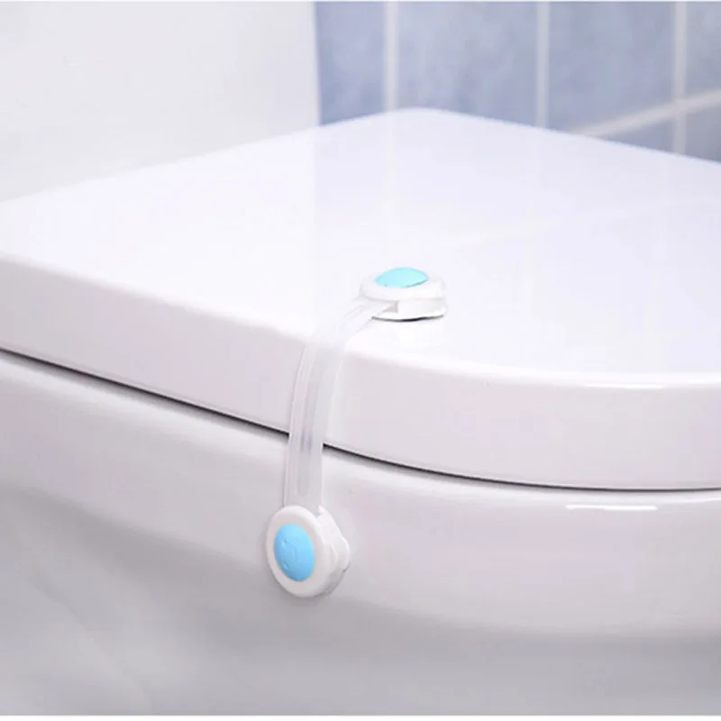 5 pieces/pack adhesive multifunction long drawer locks child safety