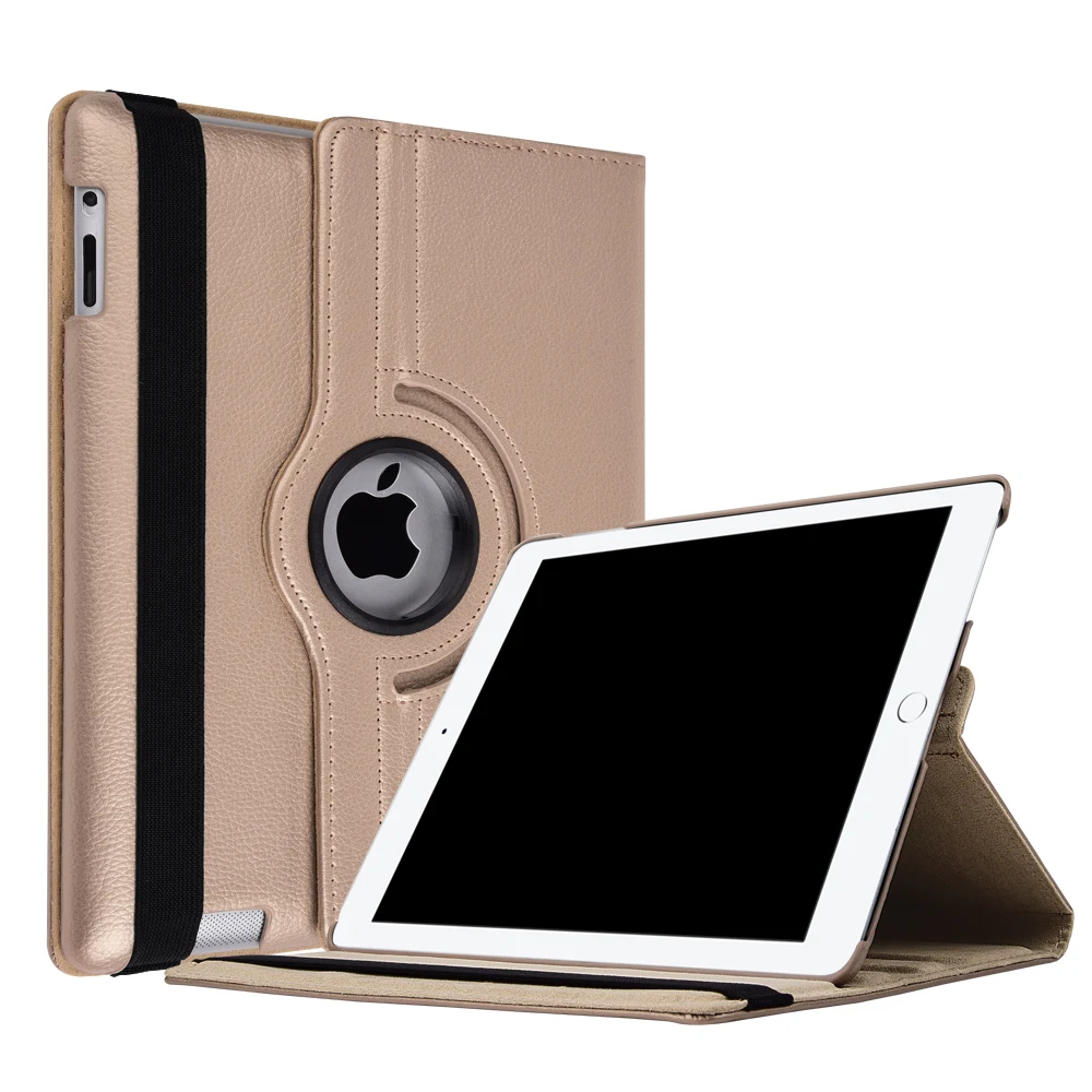 Case For Apple Ipad 4 Ipad3 Ipad2 Protective Smart Cover Leather PU Tablet For Ipad4 Ipad 3 Ipad 2 Covers 9.7 Inch
