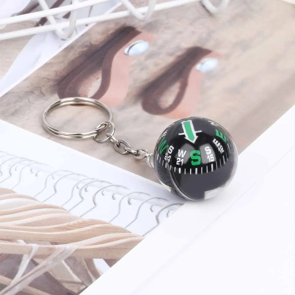 

Party Ball Keychain Liquid Filled Mini Compass For Hiking Camping Travel Outdoor Survival Hiker Navigator Gear Survival Compass