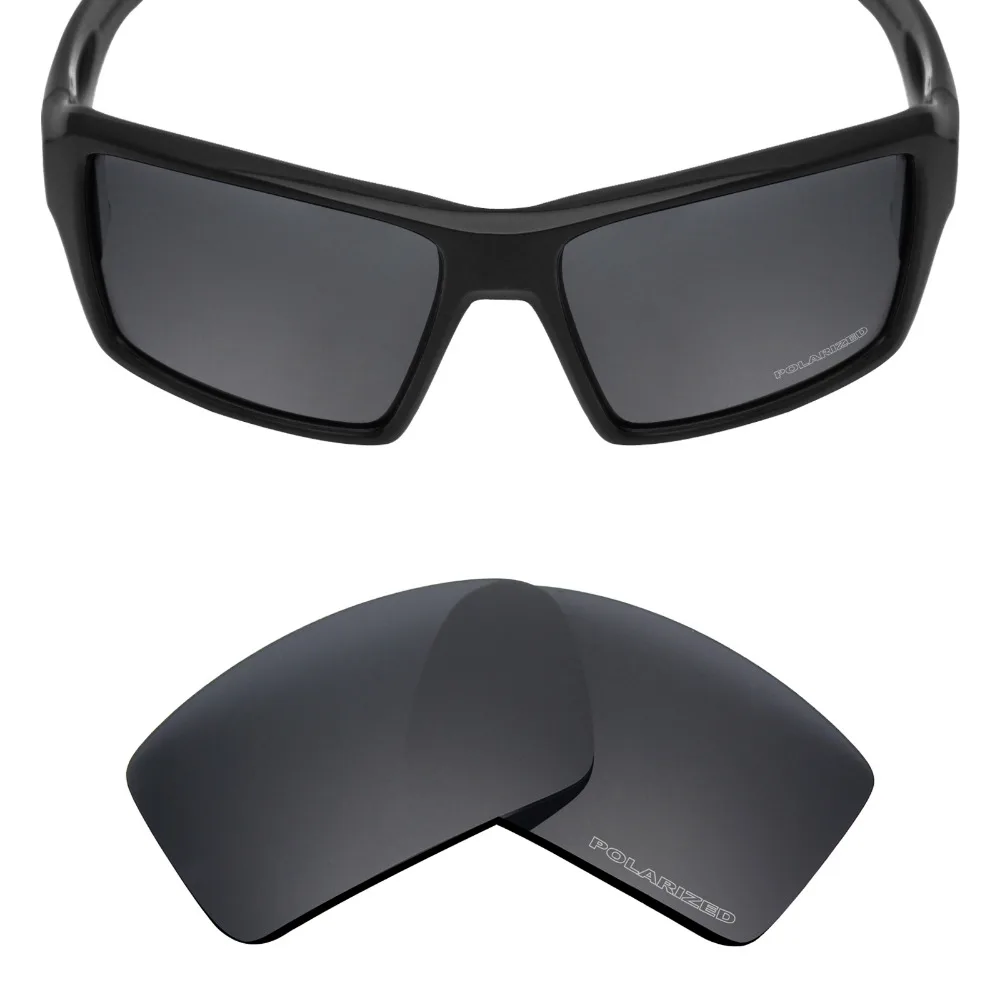 

Mryok+ POLARIZED Resist SeaWater Replacement Lenses for Oakley Eyepatch 2 Sunglasses Stealth Black
