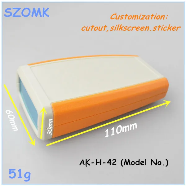 Электроника szomk новая пластиковая коробка(1 шт.) 110*60*30 мм корпуса для электронных розеток abs пластиковые корпуса для управления