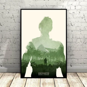 

Uncharted Art Canvas Poster Game poster Wall Pictures for Living Room No Frame