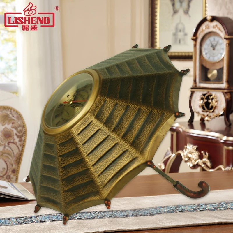 Umbrella Clock Creative Art Pendulum Table Clock Modern Personality