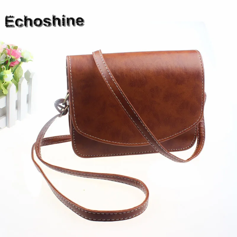 Brand new 2016 Shoulder Bag Women leather Satchel Handbag Retro Messenger bags Crossbody hot sale A0000 new design 2016 hot sale women girl shoulder bag faux leather satchel crossbody weave tote handbag jul15