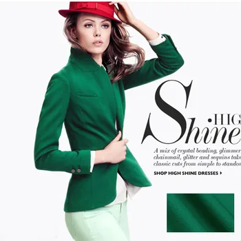 

The import of high-grade knitted cotton elastic cloth dress of Rome green spring vitality pants fabric fabric