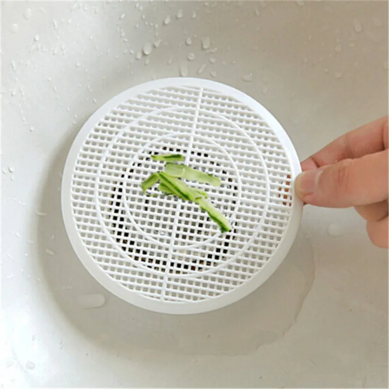 

Circular Can Be Cut Drain Hair Catcher Bath Stopper Strainer Can Cut Kitchen Sink Filter Bathroom Drain Slag Net Bathroom