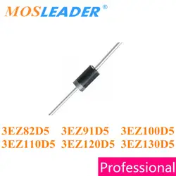 Mosleader 1000 шт. DO15 3EZ82D5 82 В 3EZ91D5 91 В 3EZ100D5 100 В 3EZ110D5 110 В 3EZ120D5 120 В 3EZ130D5 130 В высокое качество