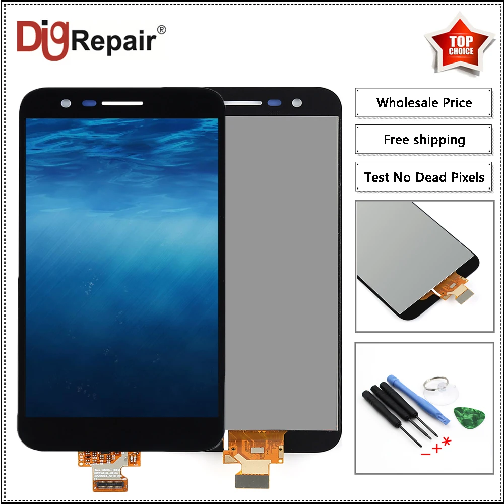 

For LG K10 screen Black For LG K20 plus MP260 TP260 VS501 LCD Display Touch Screen Digitizer Assembly For lg k20 plus lcd screen