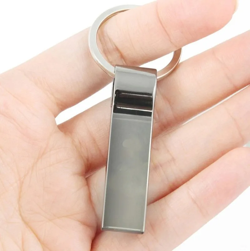 

New Offers Pendrive USB Flash Drive 32GB 16GB 8GB Metal Waterproof Pen Drive 64gb 128gb Key Ring USB Stick Flash Drive