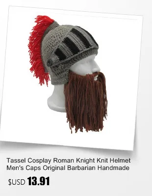 Забавные мужские вязаные шапки Vikings Beanies, вязаные мужские зимние шапки ручной работы с бородой и Рогом, теплые шапки для женщин, вечерние шапки для костюмированной вечеринки
