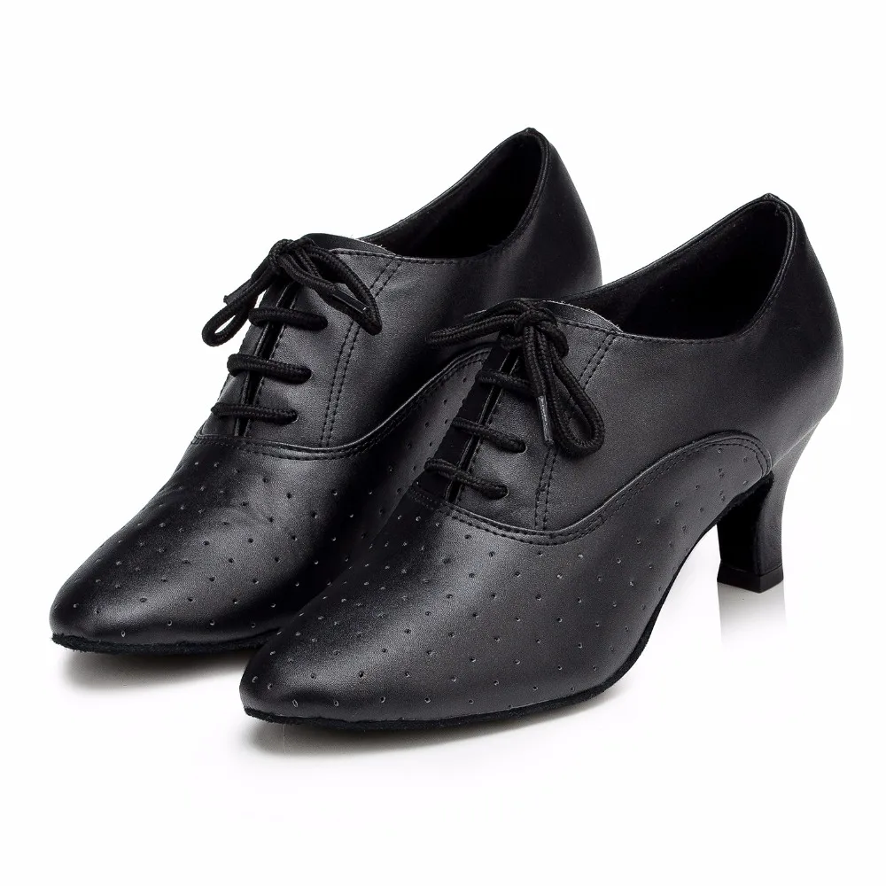 leather salsa shoes