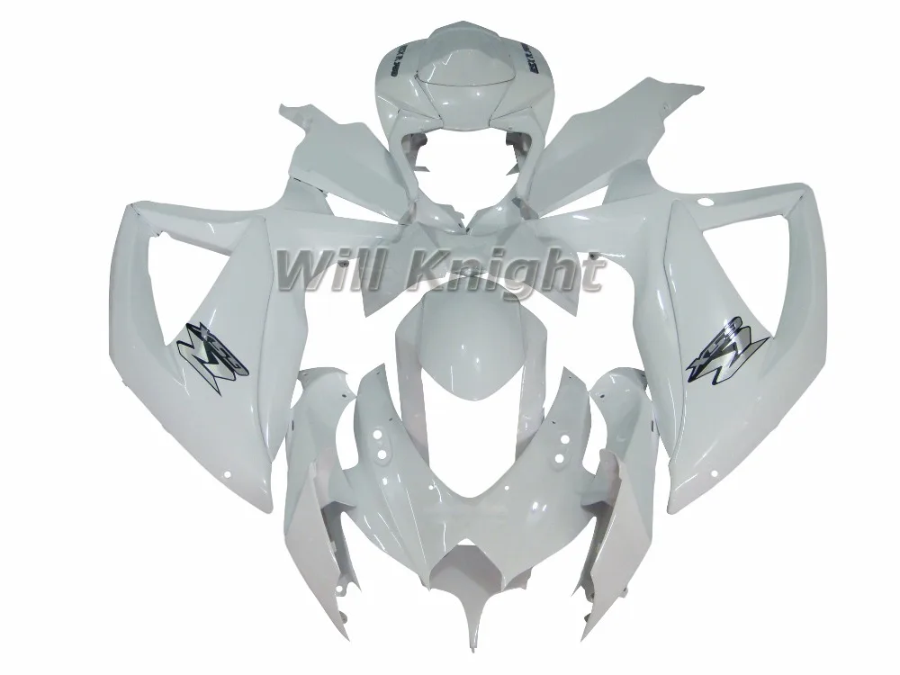 Для Suzuki GSX-R600 GSX-R750 K8 GSX R600 R750 2008 2009 2010 ABS Пластиковые Панели Кузова Обтекатель