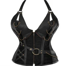 2016 Women Sexy Underbust Steel Boned Corset Waist Cincher Hot Bustier S-6XL Size SSY-009