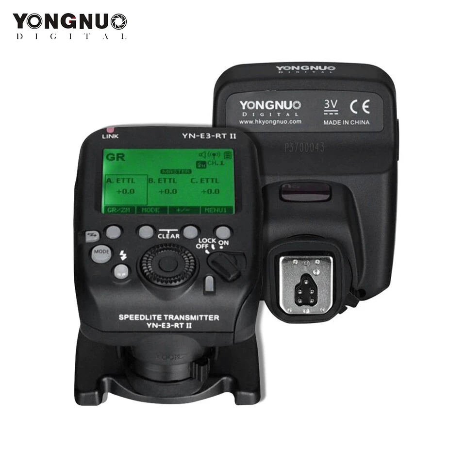 

YONGNUO YN-E3-RT II TTL Radio Trigger Speedlite Transmitter as ST-E3-RT for Canon 600EX-RT,YONGNUO YN600EX-RT