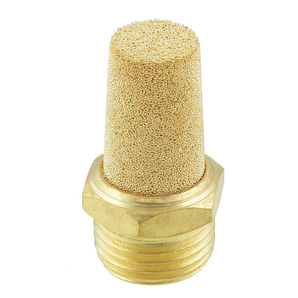 1.27 cm thread bronze sintered compressed air rear silencer silencerin