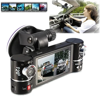 

Double Camera driving recorder include 1Car DVR 1User manual 1Car charger 1 Bracket 1AV cable And 1 USB cable