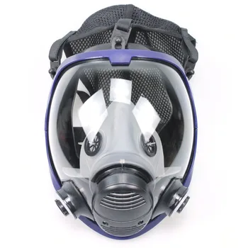 

6800 body Gas Mask no filter dust Respirator Paint Pesticide Spray Silicone cartridge welding Chemical mask Support 3M filter