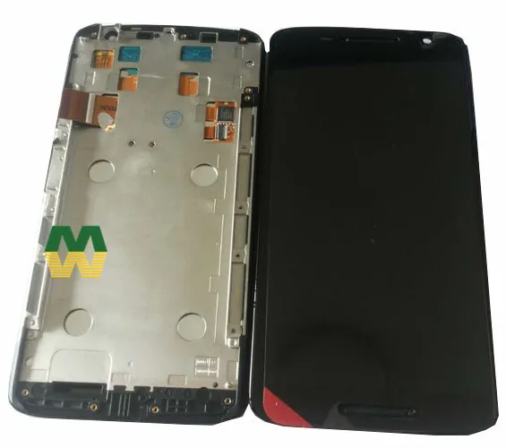 1 шт./лот для Motorola Moto X play X3 XT1561 XT1562 XT1563 сенсорный ЖК дисплей с рамкой в сборе черный