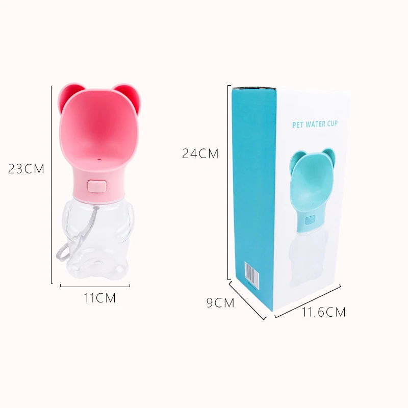 

CAWAYI KENNE Dog Water Bottle Dispenser Pet Feeders Bowls for dogs cats comedero perro miska dla psa gamelle chien voerbak hond