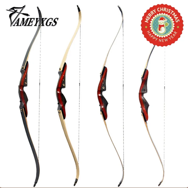 

1 Set Archery American Black Hunter Recurve Bow 60/62inch 20-50lbs Imported Polymer Composite Maple Chips Shooting Hunting