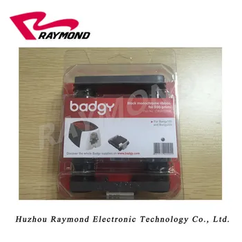 

Evolis Badgy ID Card Printer CBGR0500K Black Monochrome Ribbon - 500 prints,for Evolis Badgy100 & Badgy200 printers