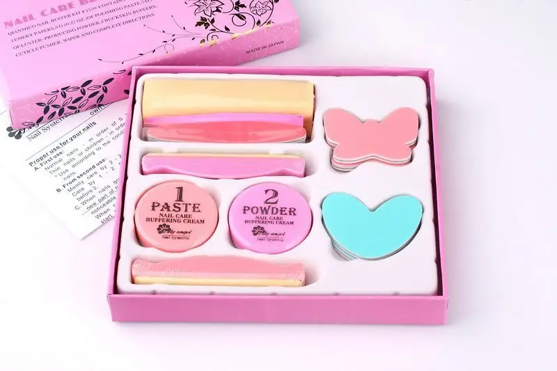 Nail Conditioner & care buffering cream care tool Polishing supplies