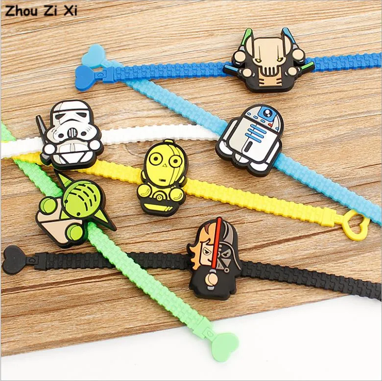 

Cute cartoon creation Marvel Star Wars zip bracelet toys