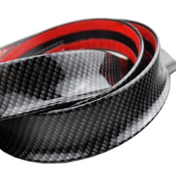 

Universal PU 3D Carbon Fiber Car Rear Wing Lip Spoiler Tail Trunk Roof Trim