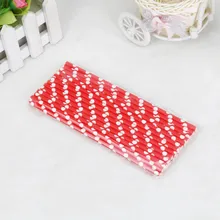 25 шт. волнистые цветные соломинки разлагаемые бумажные соломы Эко-друг одноразовые Коктейльные трубочки для вечеринки для дома и бара коктейли Напитки соломы