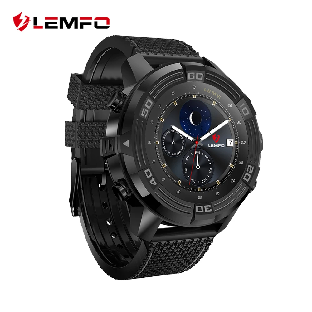 LEMFO LEM6 Smart Watch Men Android 5.1 Watch Phone IP67 Waterproof GPS Tracker 1GB + 16GB Smartwatch with Replaceable Strap LEMFO LEM6 Smart Watch Men Android 5.1 Watch Phone IP67 Waterproof GPS Tracker 1GB + 16GB Smartwatch with Replaceable Strap
