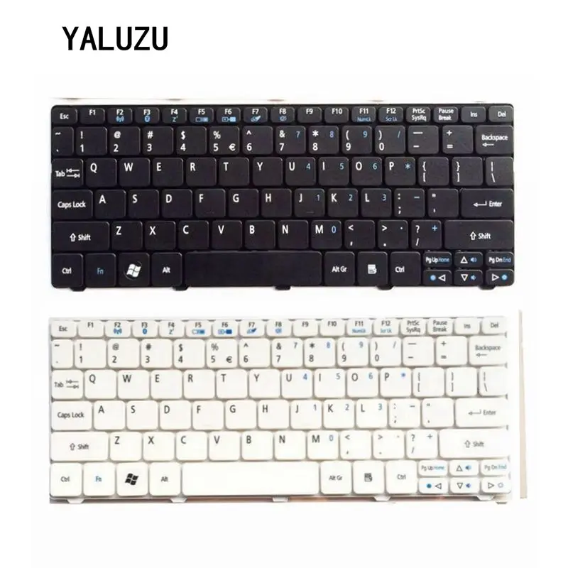 

US Keyboard For Acer FOR Aspire One D255 D257 AOD257 D260 D270 521 532 532H 533 AO521 AO533 NAV50 Black Laptop Keyboard