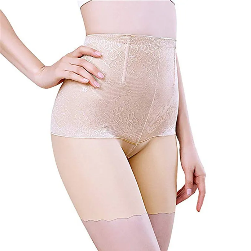 New Women High Waist Control Briefs Safety Pants Shapewear Panty Body Shaper Slim Tummy Underwear #E19 (6)