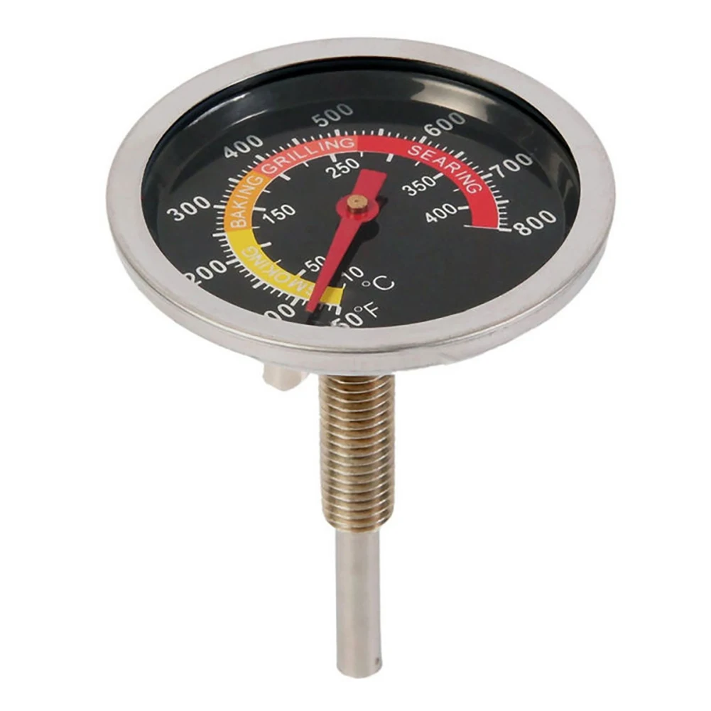 50-400C Barbecue Thermometer Gauge Stainless Steel BBQ Smoker Grill Temperature Detector Kitchen Cooking Tool | Дом и сад
