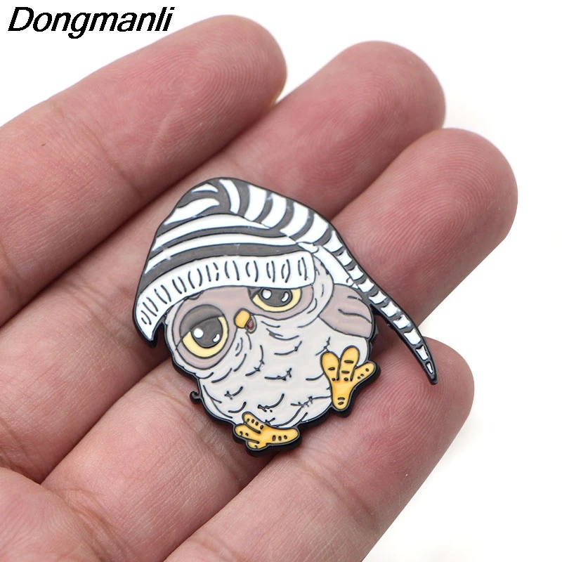 P2862 Dongmanli аксессуары для пар с милой совой лучшего друга металлические