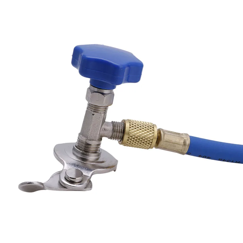 R134A Air Conditioning Recharge Measuring Hose Gauge Valve <br />Refrigerant Pipe Auto Car Air conditioning Accessories-in <br />Air-conditioning Installation from Automobiles 