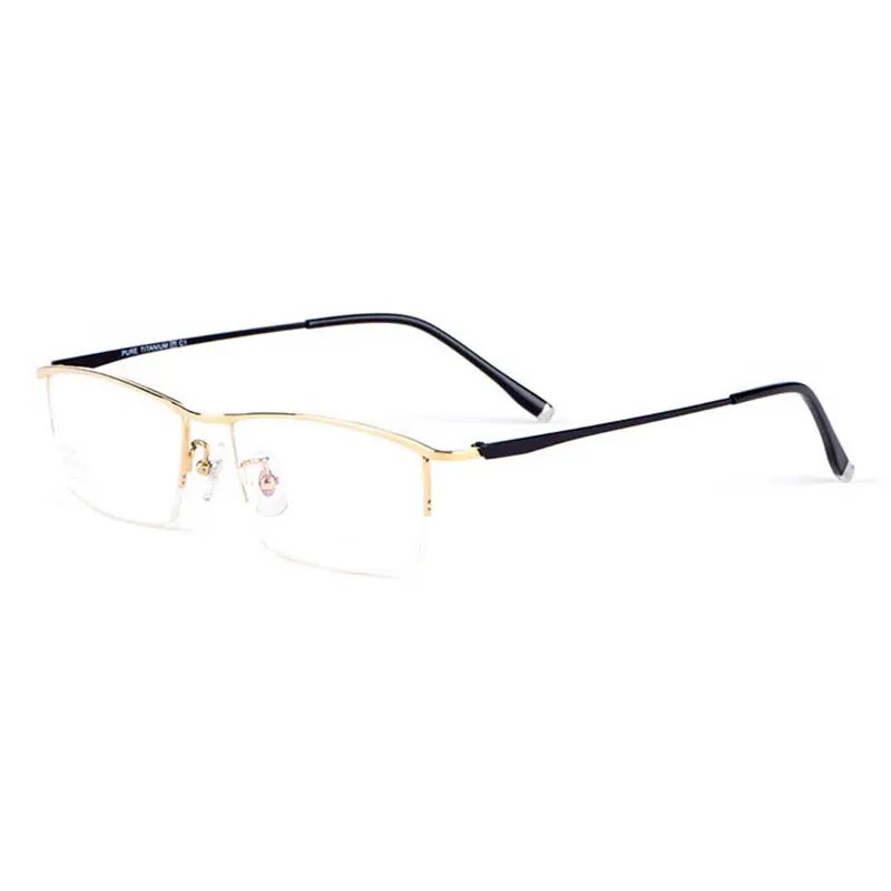 Marcos de gafas de titanio de marca montura de gafas para hombres y mujeres 2018 gafas ópticas de miopía de ordenador Retro oculos de grau lunette de vue - 2