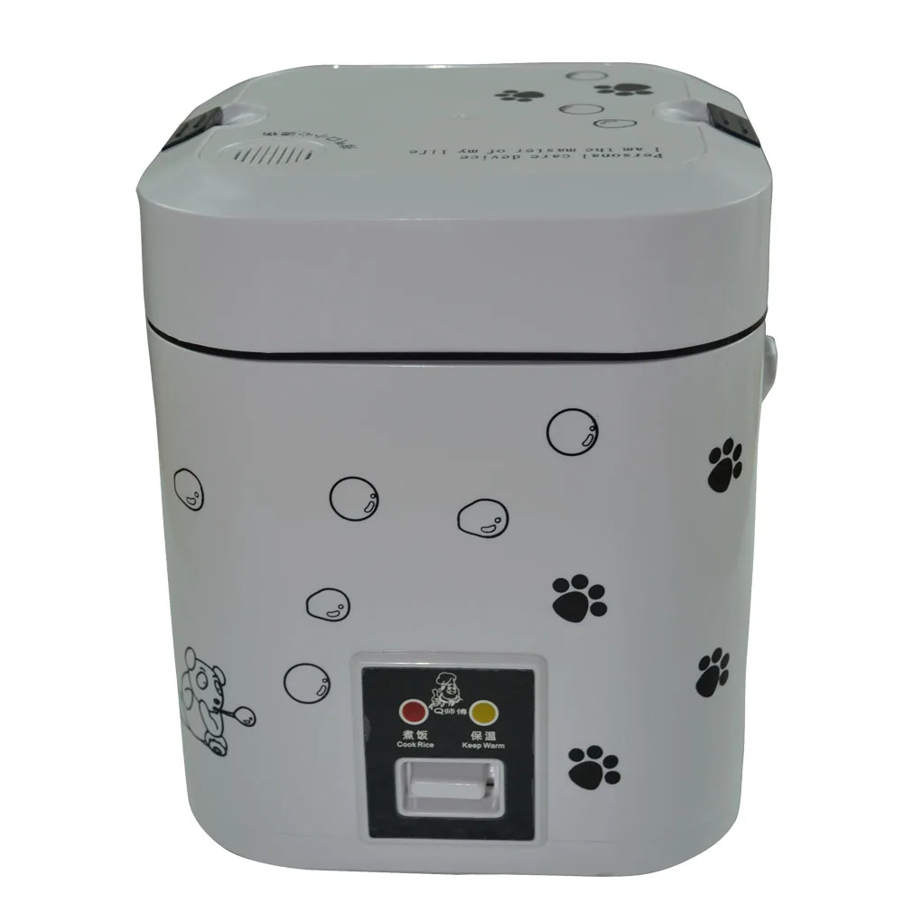 

Mini Electric Rice Cooker 1.2L Portable Square Rice Cooker for 1-3 People 200W Cute Rice Cooker Non Stick Coating Liner