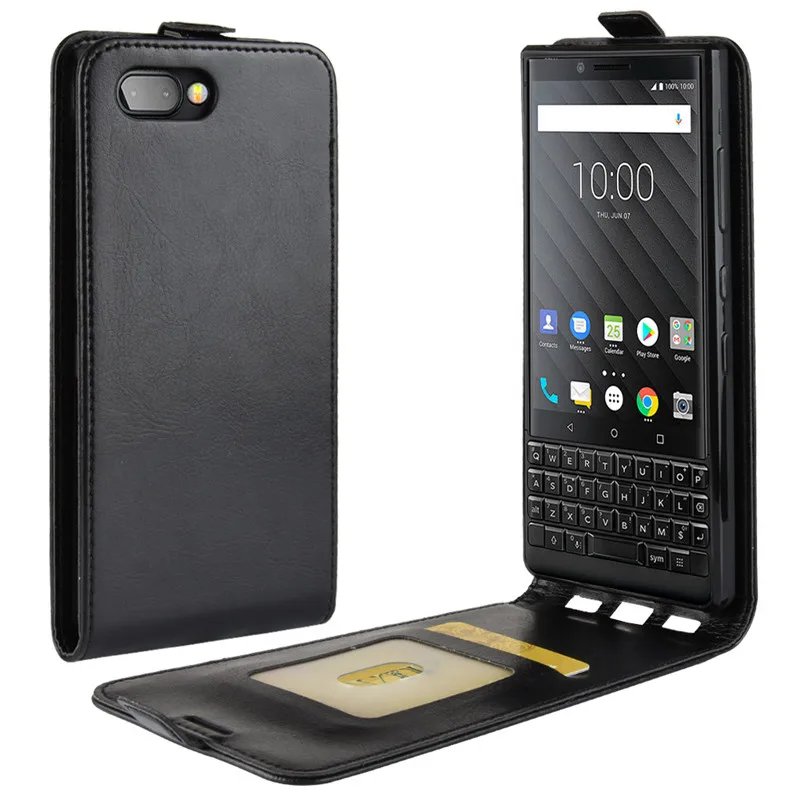 

For BLACKBERRY KEY2 Case Cover Original Leather Case Protective Shell Funda For BLACKBERRY KEY 2 KEYTWO KEY TWO Flip Cases