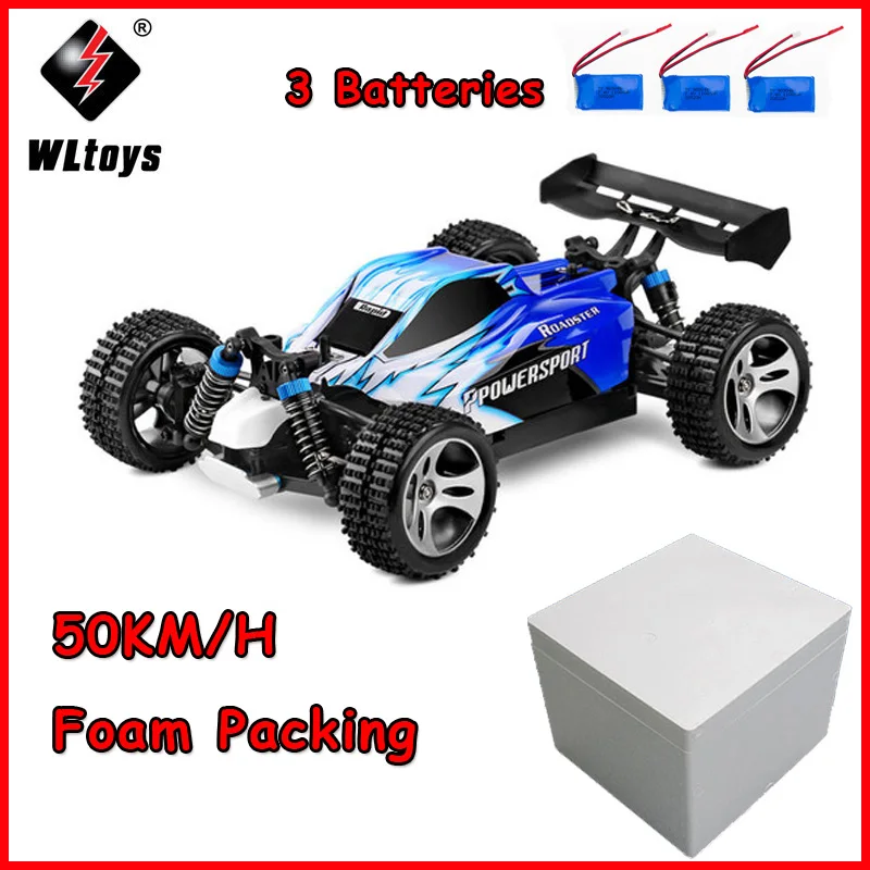 WLtoys A959-B 70 км/ч пульт дистанционного управления Радиоуправляемый скоростной гоночный автомобиль высокоскоростной автомобиль внедорожный завод прямая Лучшая цена Модернизированный Радиоуправляемый автомобиль - Цвет: A959 50KM H 3battery